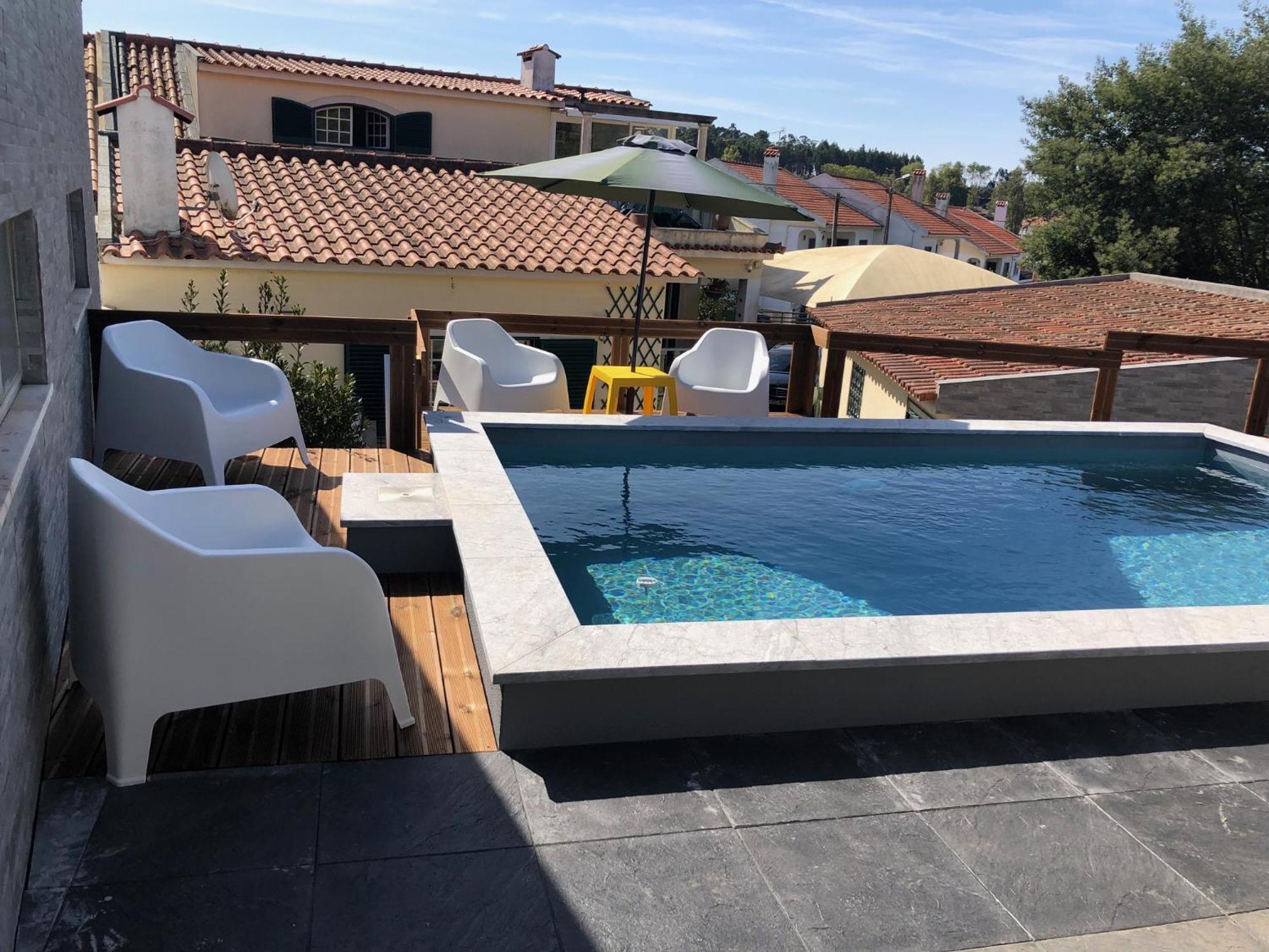 Sun House Iii - Near Sintra - Kitchen - Pool Homestay Mem Martins